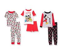Disney Infant Boys Mickey Mouse 6-Piece Snug-Fit Cotton Pajamas Set OH MICKEY 12M