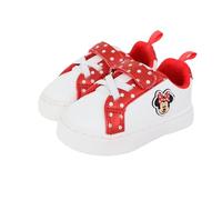 Disney Infant Girls' Minnie Mouse Low Top Velcro Trainers, red, 4 Infant