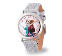 Disney Infinity Kids' W002505 Frozen Elsa & Anna Analog Display Analog Quartz Silver Watch