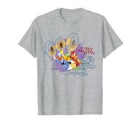 Disney Ink and Paint The Three Caballeros 1944 T-Shirt, Men, Heather Grey, 5X-Large