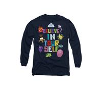 Disney Inside Out 2 Believe In Yourself Long Sleeve T-Shirt, Navy | Size: 2XL Disney Navy 2XL