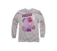Disney Inside Out 2 Embarrassment Long Sleeve T-Shirt, Athletic Heather in Light Grey | Size: Small Disney Light Grey S