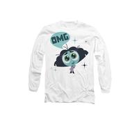 Disney Inside Out 2 Envy Long Sleeve T-Shirt, White | Size: Small Disney White S