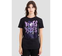 Disney Women's Inside Out 2 Fear T-Shirt, Black | Size: Large Disney Black L