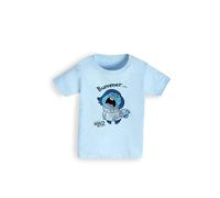 Disney Inside Out 2 Girls Light Blue T-Shirt - Bummer Sadness Design Sizes 9-17 Years (UK, Age, 13 Years, 14 Years, Regular, Standard, Blue)