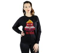 Disney Inside Out Anger The Boss Sweatshirt In Black Black XL