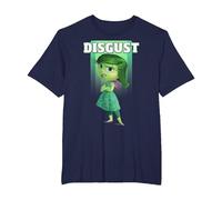 Disney Inside Out Disgust Portrait Graphic Tee T-Shirt, Men's Big and Tall, Navy Blue, 5X Tall