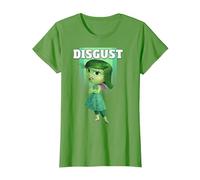 Disney Inside Out Disgust Portrait Graphic Tee T-Shirt, Women, Grass Green, X-Small