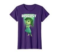 Disney Inside Out Disgust Portrait Graphic Tee T-Shirt, Women, Purple, 3X-Large