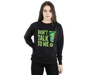Disney Inside Out Dont Talk To Me Sweatshirt In Black Black