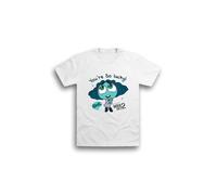 Disney Inside Out Girls' White T-Shirt - Fun You're So Lucky! Character Graphic Tee (Ages 9-17 Years) (UK, Age, 16 Years, 17 Years, Regular, Standard, White)