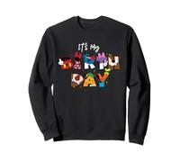 Disney "It's My Birthday" Mickey Mouse and Friends Letters Sweatshirt