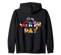 Disney "It's My Birthday" Mickey Mouse and Friends Letters Zip Hoodie