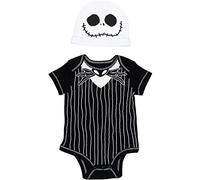 Disney Jack Skellington Baby Boys Bodysuit and Hat Set 3-6 Months