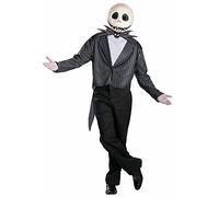Disney Jack Skellington Costume for Adults, Officially Licensed by Disguise, Comfortable Fit with Detailed Design, Size XL (42-46)