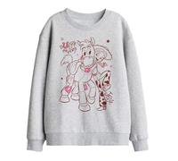 Disney Jessie And Bullseye Outline Kids Sweatshirt, Athletic Heather, 12-13