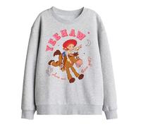 Disney Jessie Heeyaw Bullseye Kids Sweatshirt, Athletic Heather, 7-8