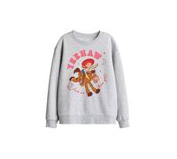 Disney Jessie Heeyaw Bullseye Kids Sweatshirt, Athletic Heather in Light Grey | Size: 9-11 Years Disney Light Grey 9-11 Years