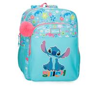 Disney Joumma Aloha Stitch Backpack for Notebook, 33.8 cm, Blue, 30 x 40 x 13 cm, Polyester
