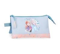 Disney Joumma Bags, Frozen Believe in The Journey, Children's Pencil Case, School Case, Toiletry Bag, Organize Size, Side Handle, Blue, Believe case
