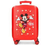 Disney Joumma Bags, Mickey Best Friends Together., Red, Valise, Suitcase