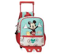 Disney Joumma Bags, Mickey Best Friends Together, School Backpack, Nursery Backpack, Made of Polyester, with Top Handle, Widths and Adjustable Shoulder Straps, Multiple Pockets, Colourful, Small