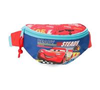 Disney Joumma Cars Lets Race Pencil Case, School Case, Made of Polyester, Ideal for Carrying Coins, Cards and Small Accessories., red, Fanny Pack