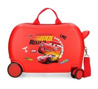 Disney Joumma Cars Rusteze Lightyear Children's Suitcase, Red, 45 x 31 x 20 cm, Hard ABS Plastic, 24.6 L, 1.8 kg, 4 Wheels, Hand Luggage, Red, Children's Suitcase, red, Children's suitcase