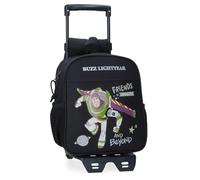 Disney Joumma Disney Friends to Infinity and Beyond Preschool Backpack with Trolley Black 23x25x10cm Polyester 5.25L, Black/White, One Size, Preschool Backpack with Trolley
