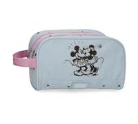 Disney Joumma Disney Kisses M&M Adaptable Toiletry Bag Blue 26x16x11cm Polyester, Blue, Adaptable Toiletry Bag