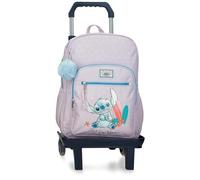Disney Joumma from Hawaii School Backpack with Trolley Pink 30x38x12 cm Polyester 13,68L