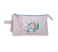 Disney Joumma from Hawaii Triple Pencil Case Pink 22x12x5 cm Polyester