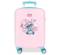 Disney Joumma Heart Stitch Cabin Suitcase Pink 33 x 50 x 20 cm Rigid 2 kg Combination Lock Side ABS 2 kg 33L Hand Luggage, Pink, One Size, Cabin Suitcase
