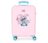 Disney Joumma Heart Stitch Cabin Suitcase Pink 38 x 55 x 20 cm Rigid 2 kg Combination Lock Side ABS 2 kg 35L Hand Luggage, Pink, One Size, Cabin Suitcase