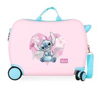 Disney Joumma Heart Stitch Children's Suitcase Pink 50 x 38 x 20 cm Rigid 1.8 kg Combination Lock Side ABS 1.8 kg 38L Hand Luggage, Pink, One Size, Children's Suitcase