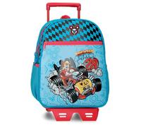 Disney Joumma Hight Speed Backpack with Trolley Blue 27x33x11 cm Polyester 9,8L