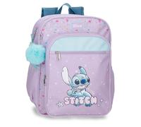 Disney Joumma Lovely Stitch Backpack for Laptop 13.3 inch Adjustable Trolley Bag Purple 30 x 38 x 12 cm Polyester 13.68 L