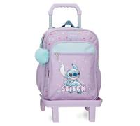 Disney Joumma Lovely Stitch Backpack for Laptop 13.3 Inch Trolley Purple 30 x 38 x 12 cm Polyester 13.68 L
