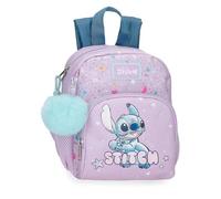 Disney Joumma Lovely Stitch Backpack Preschool Purple 19x24x10cm Polyester 4.56L