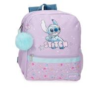 Disney Joumma Lovely Stitch School Backpack Purple 27x33x11cm Polyester 9.8L