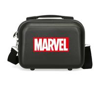 Disney Joumma Marvel Marvel Logo Nececer Adaptable Black 29x21x15cm Rigid ABS 9.14L 0.8kg, Black/White, Nececer Adaptable