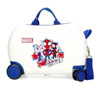 Disney Joumma Marvel Spidey Team Children's Suitcase Blue 45x31x20cm Hard ABS 24.6L 1.8 kg 4 Wheels Hand Luggage, Blue, Children's Suitcase