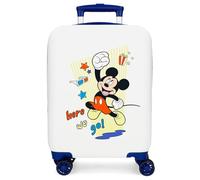 Disney Joumma Mickey & Minnie Cabin Suitcase Multicolor 33 x 50 x 20 cm Rigid 2 kg Combination Lock Side ABS 2 kg 33L Hand Luggage, Multicoloured, One Size, Cabin Suitcase