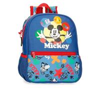 Disney Joumma Mickey Peek a Boo Backpack Preschool Blue 23x28x10 cm Polyester 6.44L, blue, Preschool Backpack