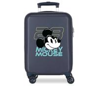 Disney Joumma Mickey Racing Cabin Suitcase Navy 33x50x20 cm Hard-Shell ABS Side Combination Lock 28L 2.2kg 4 Double Wheels Hand Luggage