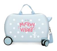 Disney Joumma Mickey Vibes Children's Suitcase Blue 45 x 31 x 20 cm Rigid 1.8 kg Combination Lock Side ABS 1.8 kg 27.9L Hand Luggage, Blue, One Size, Children's Suitcase