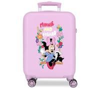 Disney Joumma Minnie Cute & Fun Cabin Suitcase Lilac 33x50x20 cm Hard-Shell ABS Side Combination Lock 28L 2.2kg 4 Double Wheels Hand Luggage