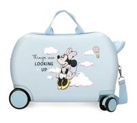 Disney Joumma Minnie Cute & Fun Children's Suitcase Light Blue 45x31x20 cm Hard-Shell ABS 24.6L 1.76kg 2 Double Wheels Hand Luggage