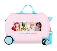 Disney Joumma Princess Children's Suitcase Pink 45 x 31 x 20 cm Rigid 1.8 kg Combination Lock Side ABS 1.8 kg 27.9L Hand Luggage, Pink, One Size, Children's Suitcase