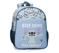 Disney Joumma Stitch Keep Going School Backpack Blue 27x33x11 cm Polyester 9,8L